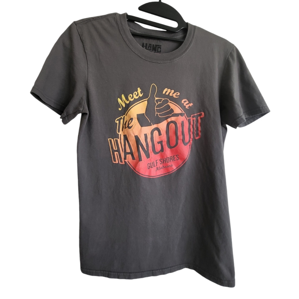 The Hangout Womens/Girls Cotton  Novelty T-Shirt Gulf Shores Alabama